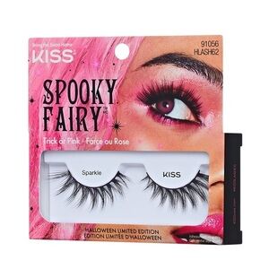 NWT Kiss SPOOKY FAIRY HALLOWEEN 14MM Sparkle black